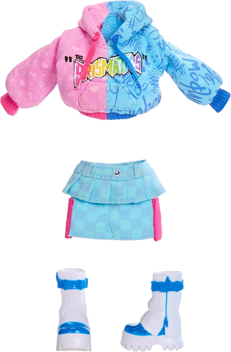 Rainbow High Junior High Rock Band - Skyler, Azul - Boneca Fashion de 23cm com Microfone, Suporte de Microfone e Amplificador, Personalizável com Adesivos, Articulada, Brinquedo Fofo para Crianças a partir de 4 Anos