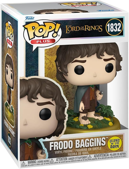 Funko Pop! Plus: Senhor dos Anéis S9 – Frodo Bolseiro - Brilha no Escuro - Figura de Vinil Colecionável - Ideia de Presente - Produtos Oficiais - Brinquedos para Crianças e Adultos - Fãs de Cinema