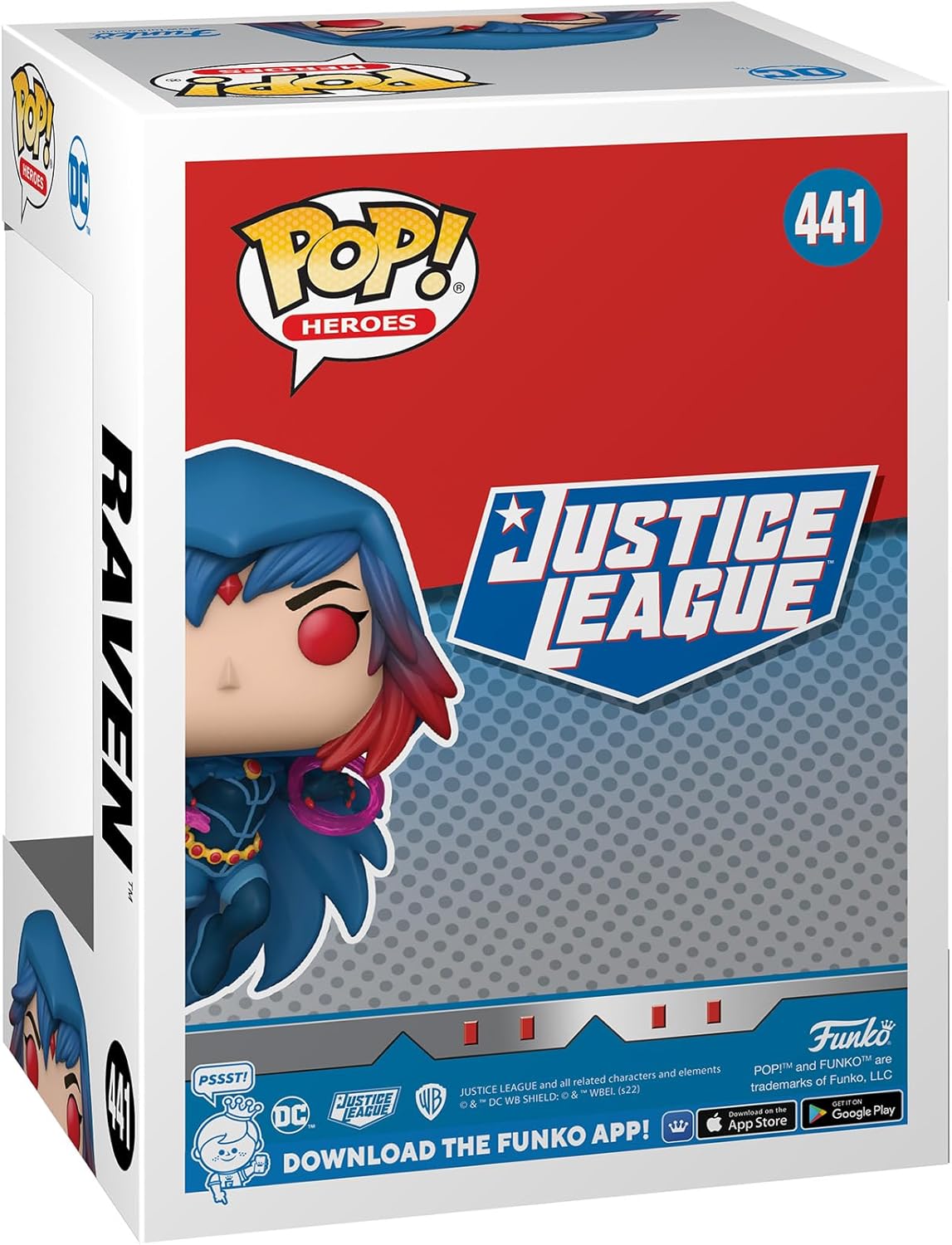 Funko POP! Heroes: DC - Raven - DC Comics - Exclusivo da Amazon - Figura de Vinil Colecionável - Ideia de Presente - Produto Oficial - Brinquedos para Crianças e Adultos - Fãs de Quadrinhos - Figura para Colecionadores