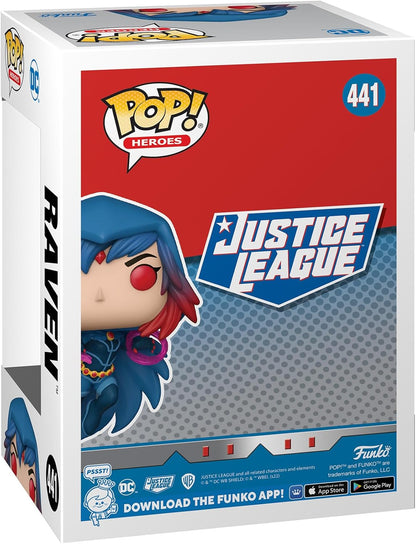 Funko POP! Heroes: DC - Raven - DC Comics - Exclusivo da Amazon - Figura de Vinil Colecionável - Ideia de Presente - Produto Oficial - Brinquedos para Crianças e Adultos - Fãs de Quadrinhos - Figura para Colecionadores