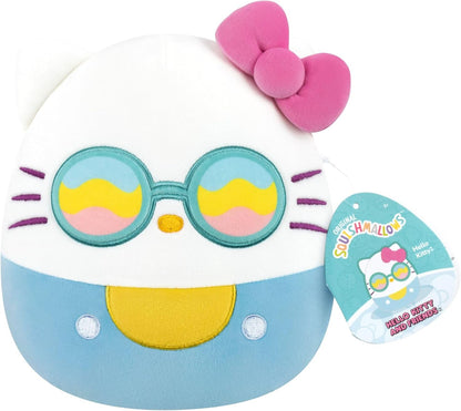 Squishmallows Pelúcia Original Sanrio de 8 Polegadas "Seize the Moment" Hello Kitty – Pelúcia Oficial Jazwares