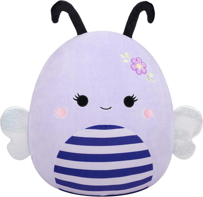 Squishmallows Original de 16 Polegadas – Sister, a Abelha Lavanda – Pelúcia Oficial Jazwares