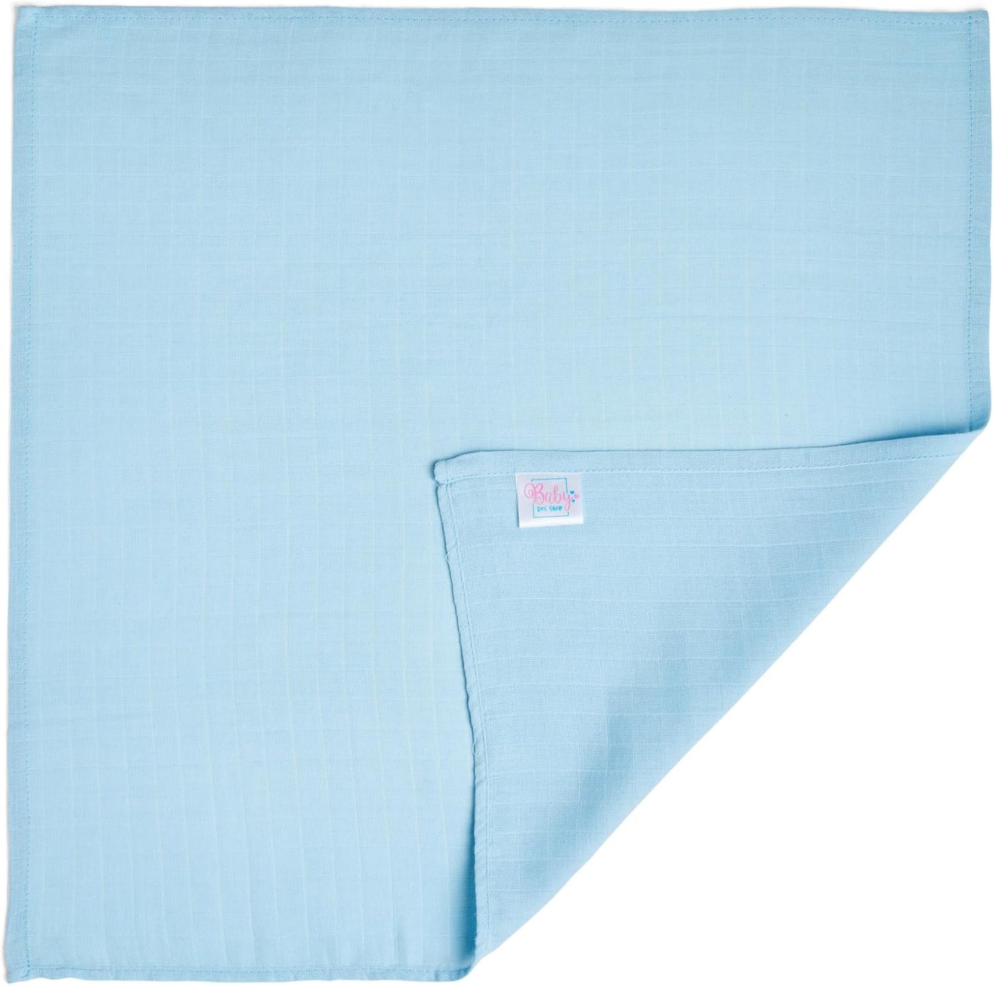 Baby Box Shop - Paninhos de musselina para bebês meninos, 100% algodão macio, para usar como capa de amamentação, paninhos de mão e paninhos de arroto, itens essenciais para bebês recém-nascidos