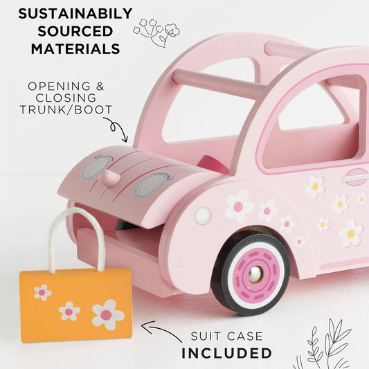 Le Toy Van - Conjunto de acessórios para carros de madeira Daisylane Sophie para casas de bonecas | Conjuntos de móveis para casas de bonecas - adequados para maiores de 3 anos