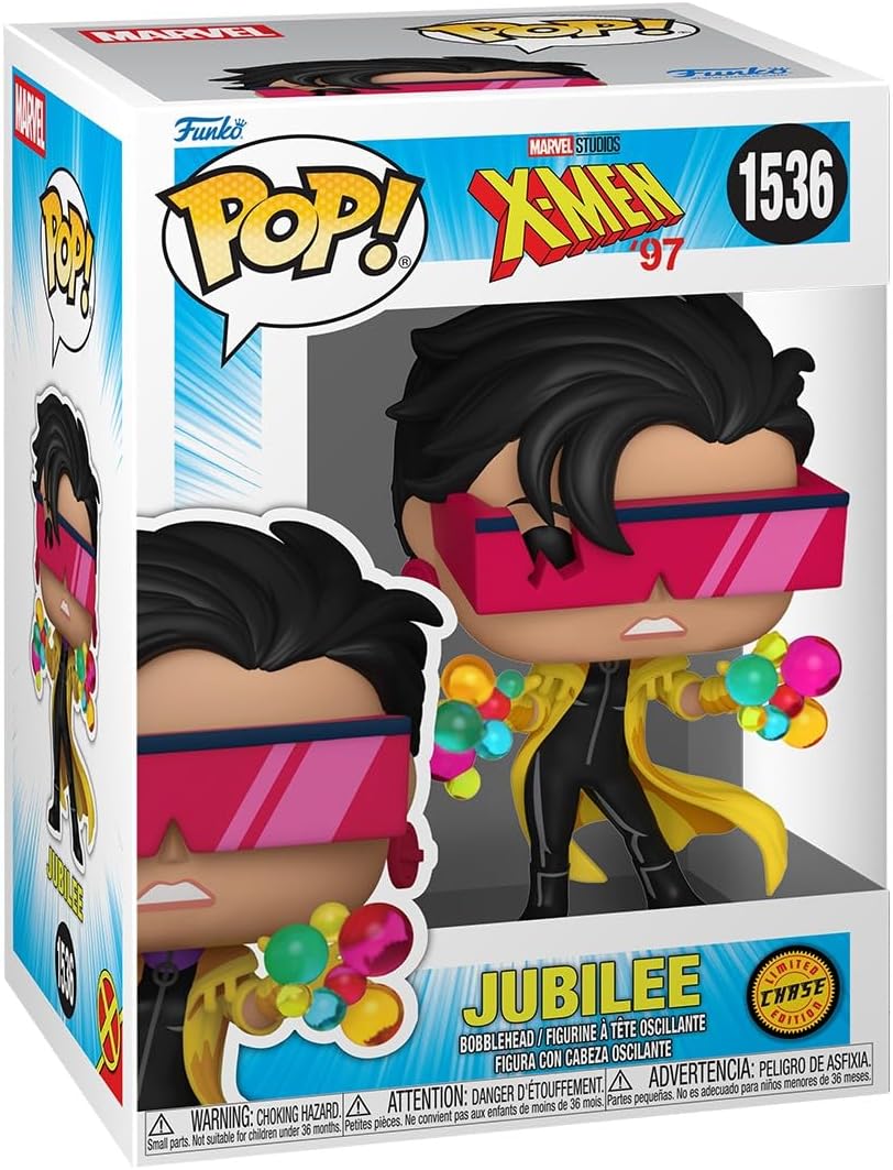 Funko Pop! Marvel: X-Men'97 - Jubilee - Figura de vinil colecionável - Ideia para presente - Produtos oficiais - Brinquedos para crianças e adultos - Fãs de quadrinhos - Figura modelo para colecionadores e exposição