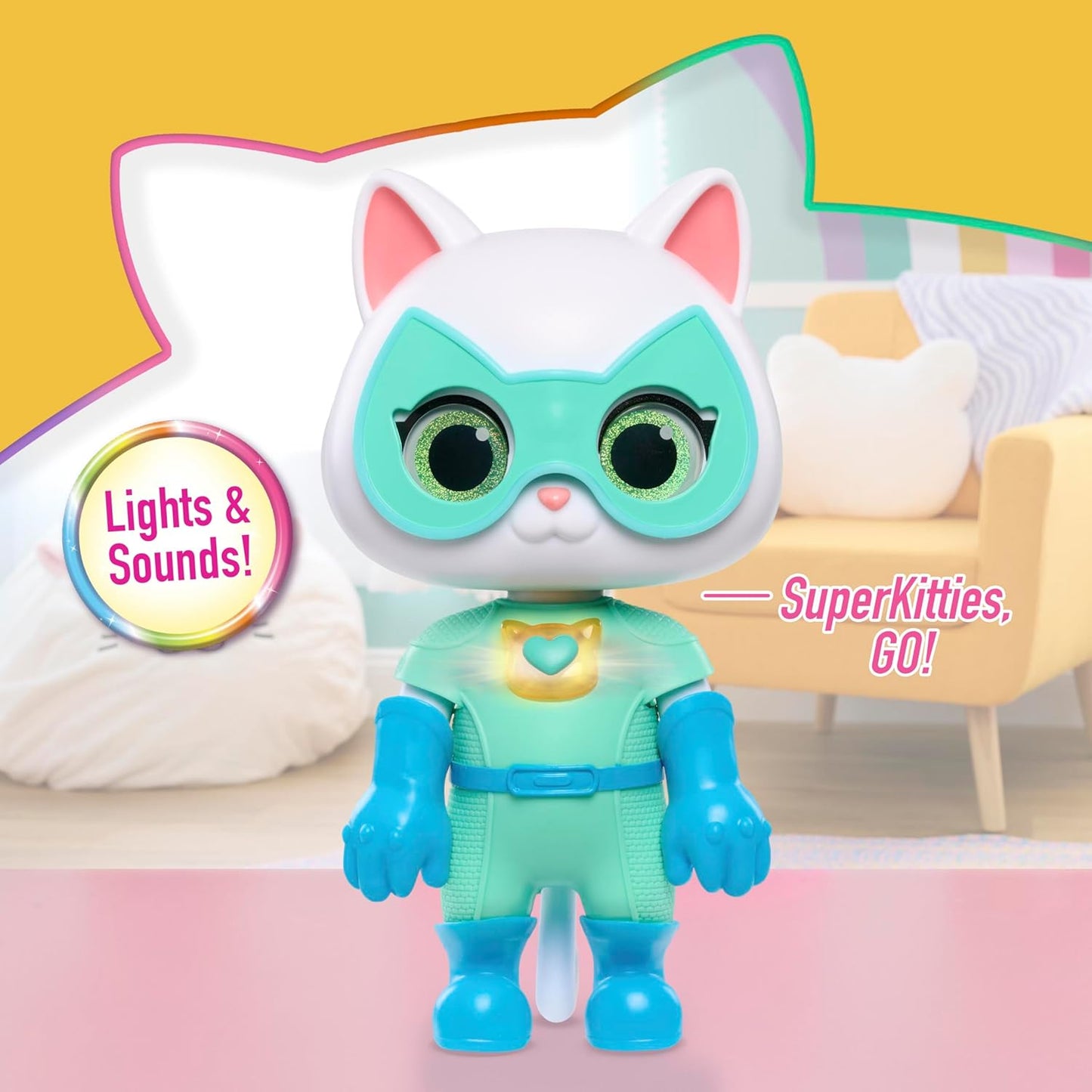 Just Play SuperKitties Figuras Transformáveis - Bitsy