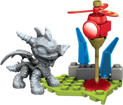 Mega Kit de Montagem Bloks Skylanders Metallic Spyro