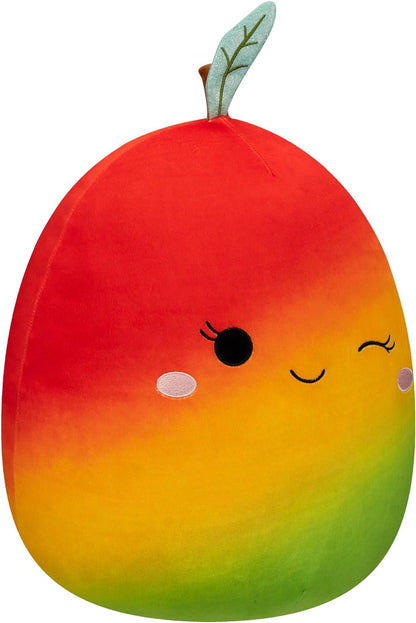 Squishmallows 16" Ximena the Winking Mango - Adicione Ximena ao seu esquadrão, brinquedo de pelúcia ultramacio, pelúcia oficial Kellytoy