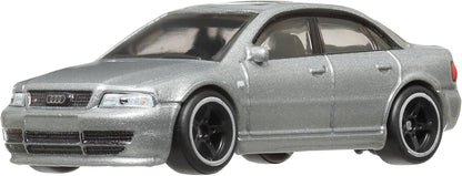 Hot Wheels Premium Audi S4 Quattro, Car Culture Circuit Legends Vehicles for Kids 3 Years Old & Up and Adult fans and Collectors, Premium Collection of Car Culture 1:64 Scale Vehicles, HRV81