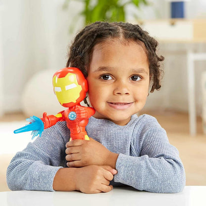 Homem-Aranha e seus amigos incríveis - Figura de ação do Homem de Ferro em tamanho gigante da Marvel - Versão anterior (2022)