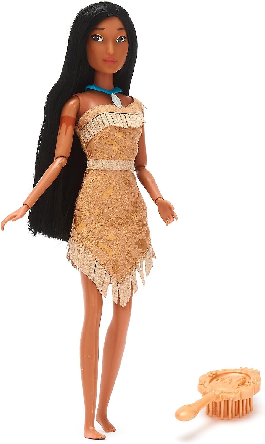 Disney Boneca Clássica Pocahontas Store 29 cm – Brinquedo de Personagem Princesa Disney, Inspirado no Filme
