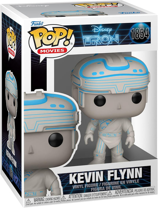 Funko Pop! Filmes: Tron - (1982) – Kevin Flynn - Figura de vinil colecionável - Ideia para presente - Produtos oficiais - Brinquedos para crianças e adultos - Fãs de cinema - Figura modelo para colecionadores e exposição