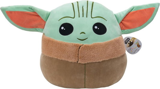 Squishmallows SQK0885 Grog Star Wars The Mandalorian 20 polegadas Grogu de pelúcia, multicolorido