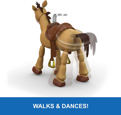 Mattel Disney e Pixar Toy Story 5 – Cavalo Bullseye de Controle Remoto "Giddy-Up" | Brinquedo em escala de 12 polegadas com sons e suporte para boneco (vendido separadamente), JKV52