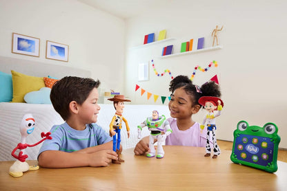 Mattel Disney e Pixar Toy Story 5 Figuras Interativas Falantes, Escala de 7 Polegadas, Frases do Filme e Interagem com Outras Figuras na Fila, Personagens Variados, JKV29