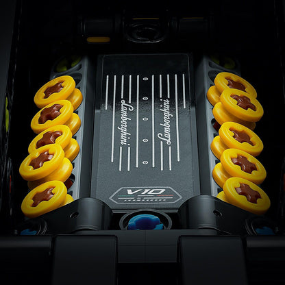 LEGO Kit de modelo de carro de brinquedo Technic Lamborghini Huracán Tecnica, conjunto de construção de carro de corrida para crianças, meninos, meninas e fãs de esportes motorizados com mais de 9 anos, ideia de presente colecionável 42161