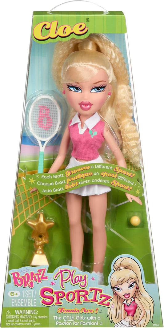 Bratz Boneca Play Sportz Cloe, Moda Tênis, com Acessórios