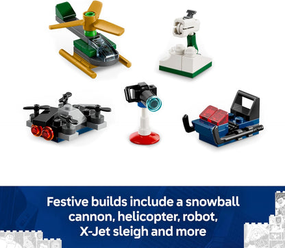 LEGO Calendário do Advento Marvel 2026-76340 | Brinquedos para meninos a partir de 6 anos, 24 surpresas de super-heróis, avião e carro, 6 minifiguras, ideia de presente de Natal, 317 peças
