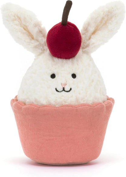 Jelly Cat Cupcake de coelho de sobremesa delicada