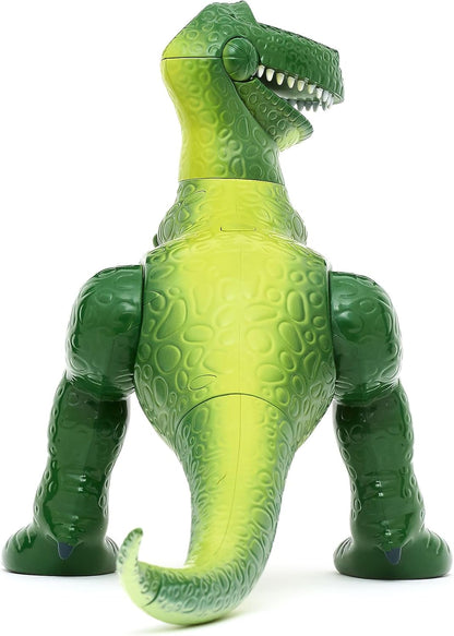 Disney Boneco de ação interativo e falante do Rex, oficial da Store, do filme Toy Story da Pixar, 34 cm/13 polegadas. Brinquedo T-Rex com mais de 15 frases em inglês, interage com outros personagens, para crianças a partir de 3 anos.