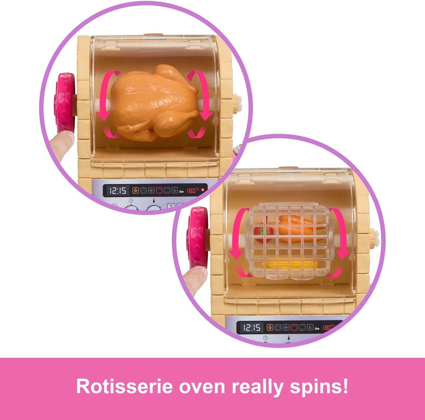 Barbie e Teresa: Receita para a Amizade - Boneca Teresa Fashion e Conjunto de Cozinha com mais de 20 acessórios, incluindo biscoitos que mudam de cor, JCT06