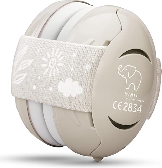 Schallwerk Protetores auriculares Mini+ para bebês de 0 a 36 meses - Proteção auditiva para crianças e bebês - Fones de ouvido com cancelamento de ruído, protetores auriculares para crianças de 2, 0 a 3 anos e de 6 a 12 meses