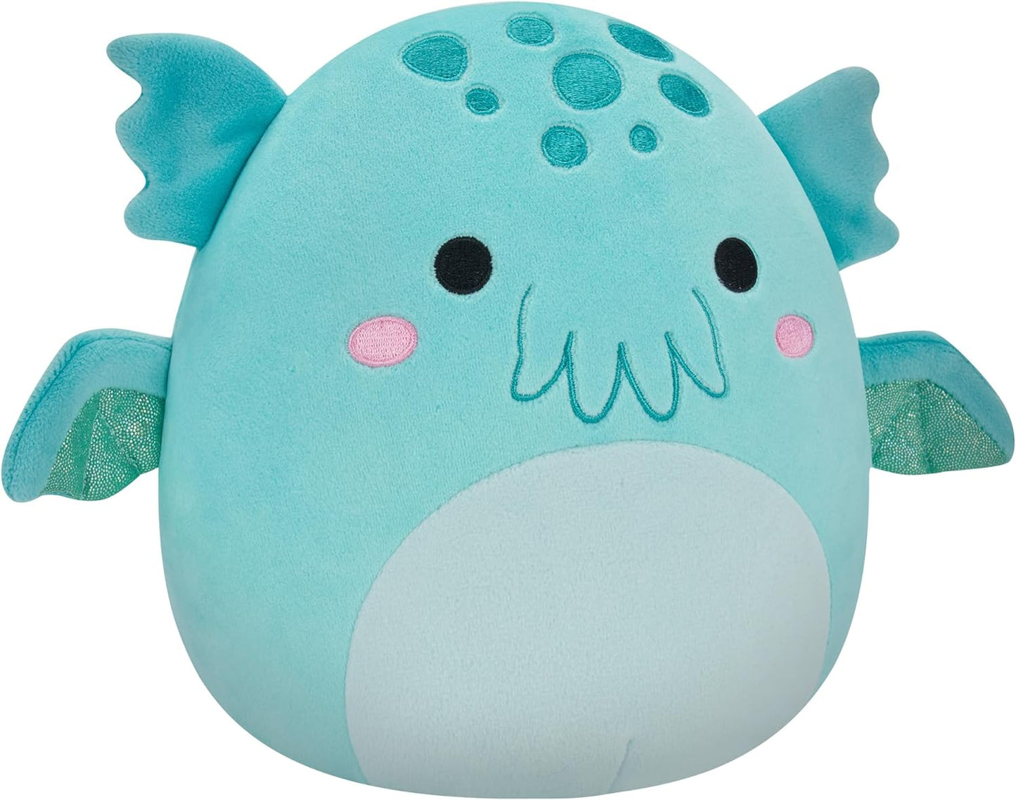 Squishmallows SQCR04087 Theotto-Blue Cthulu 7,5" Add Squad, brinquedo de pelúcia ultramacio, pelúcia oficial Kellytoy