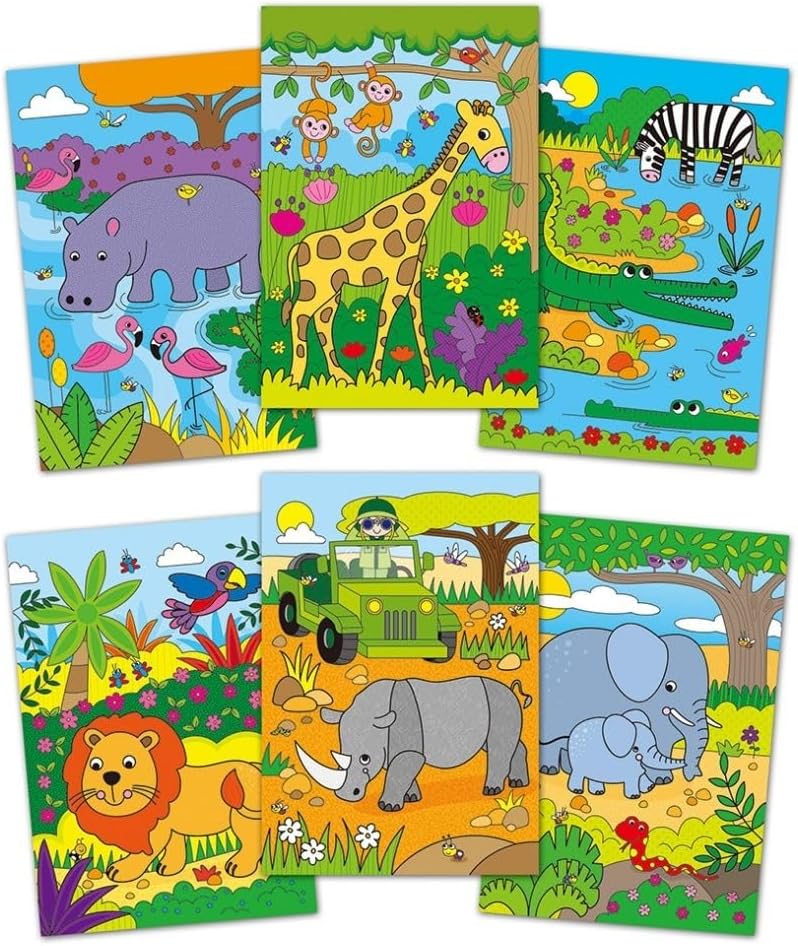 Galt Toys, Water Magic - Safari, livros de colorir para crianças a partir de 3 anos