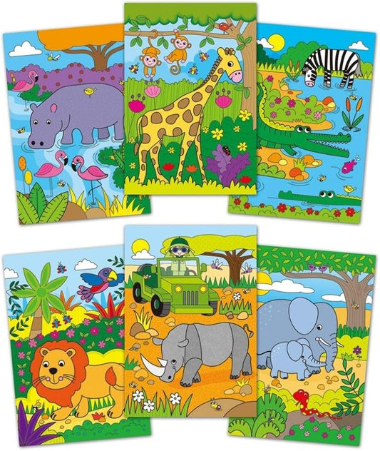 Galt Toys, Water Magic - Safari, livros de colorir para crianças a partir de 3 anos