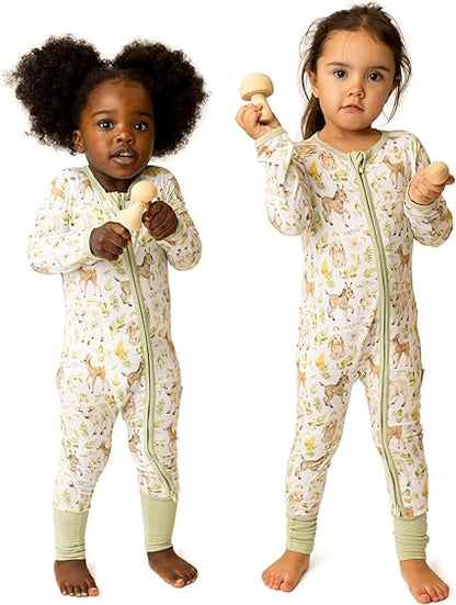 BABYGO Macacão Baby Grow com zíper 95% bambu | Meninos Meninas e Unissex 0 mês