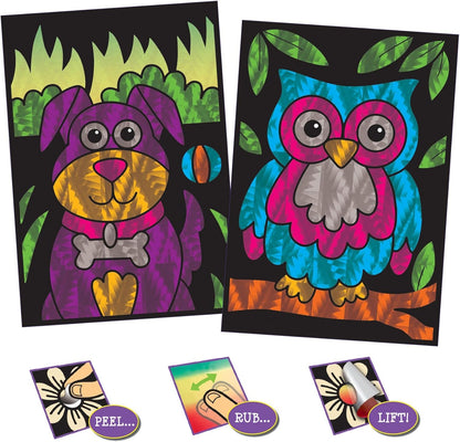 Galt Toys, Fab Foil Art, Kit de artesanato para crianças, a partir de 6 anos e brinquedos, Galt Fab Foil Art, kits de artesanato criativo para crianças e conjunto de atividades divertidas de arte em folha para crianças, meninas e meninos.