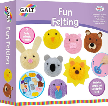 Galt Toys, Amigos de Feltro, Kit de Costura, Kits de Artesanato Infantil, A partir de 6 Anos, Galt Toys, Feltragem Divertida, Artesanato em Feltro para Crianças, A partir de 5 Anos, Galt Toys, Costure uma Imagem, Kits de Artesanato Infantil