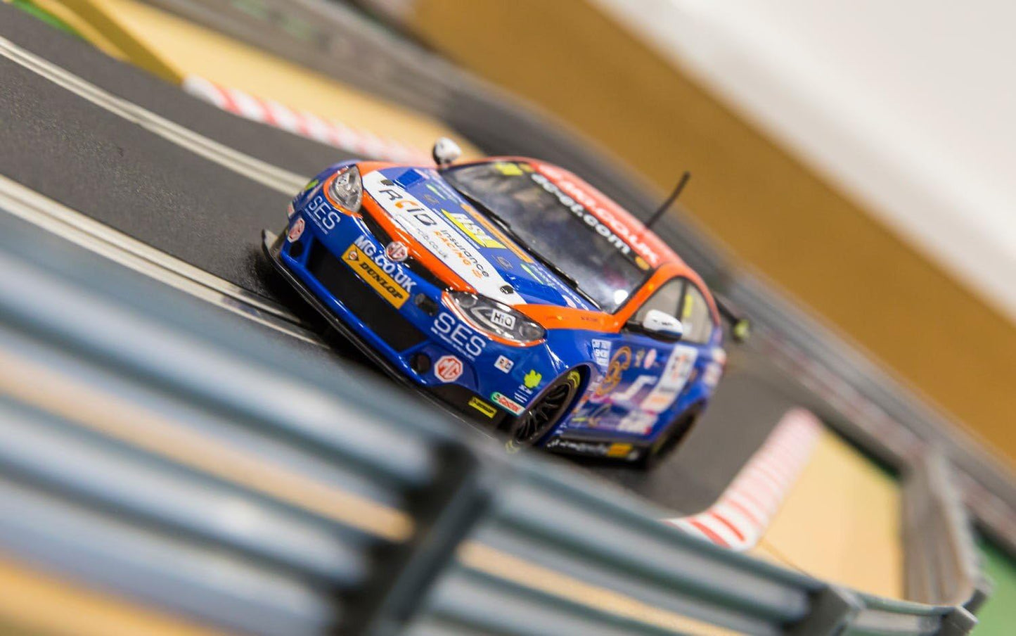 Scalextric C3736 Otra Licencia MG BTCC MG6-Jack Goff, Brands Hatch 2015" Coche
