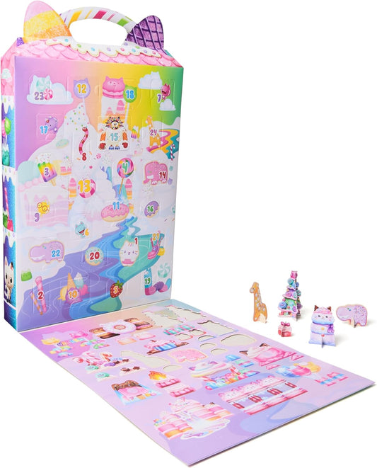 Gabby's Dollhouse: O Filme, Calendário do Advento Doces da Gabby, 24 Brinquedos Surpresa, País das Maravilhas dos Doces de Inverno, Brinquedos Infantis para Meninas e Meninos a partir de 3 Anos