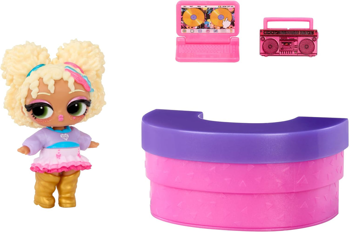 L.O.L. Surprise! Music Festival Furniture Packs – Conjunto de Móveis Colecionável com Boneca Exclusiva e Acessórios, 4 Modelos para Colecionar, Para Crianças a Partir de 4 Anos