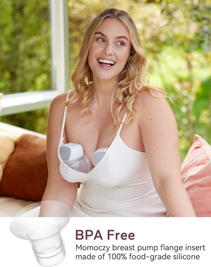 Momcozy Inserção de flange Momcozy 21 mm para S9 Pro/S12 Pro. Acessórios originais de substituição para bomba tira leite S9 Pro/S12 Pro, 1 unidade