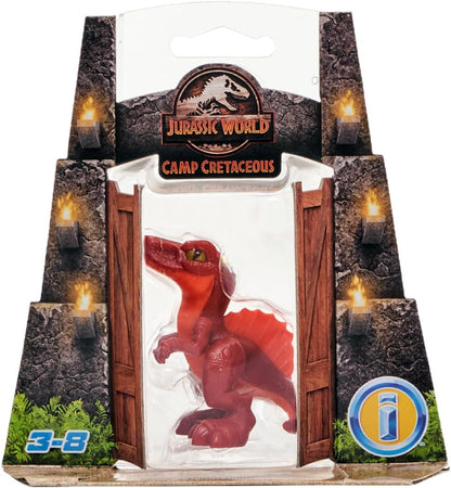 Fisher-Price Miniatura de Espinossauro da linha Imaginext Jurassic World: Acampamento Jurássico da