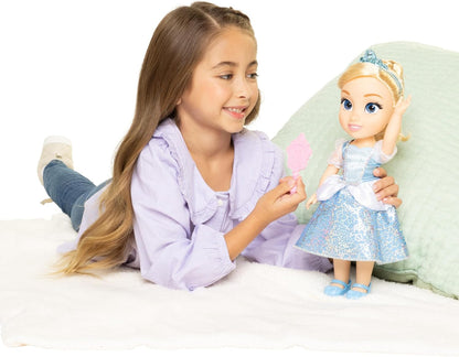 Disney Boneca Princess My Friend Cinderela 35 cm – Disney 100 Anos de Magia, Novo Visual Platinum
