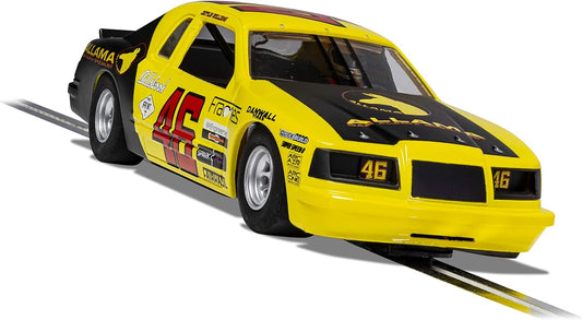 Scalextric C4088 Ford Thunderbird - Coche Amarillo y Negro No.46