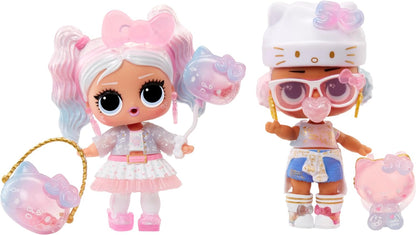 LOL Surprise Loves Hello Kitty Tots - Boneca de edição limitada Crystal Cutie - Boneca colecionável do 50º aniversário da Hello Kitty com 7 surpresas - Ótimo para meninas com mais de 3 anos