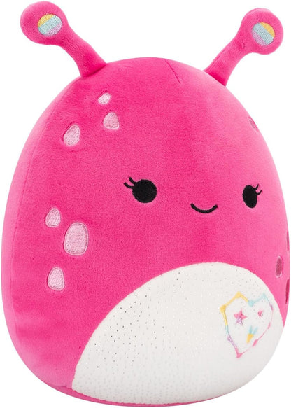 Squishmallows Original 7,5 polegadas Frawleen, o alienígena rosa quente com constelação de coração, pelúcia dos namorados