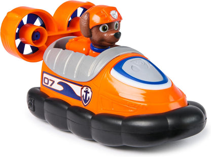 Paw Patrol, Aerobarco do Zuma, veículo de brinquedo com figura colecionável, brinquedo sustentável para crianças a partir de 3 anos.