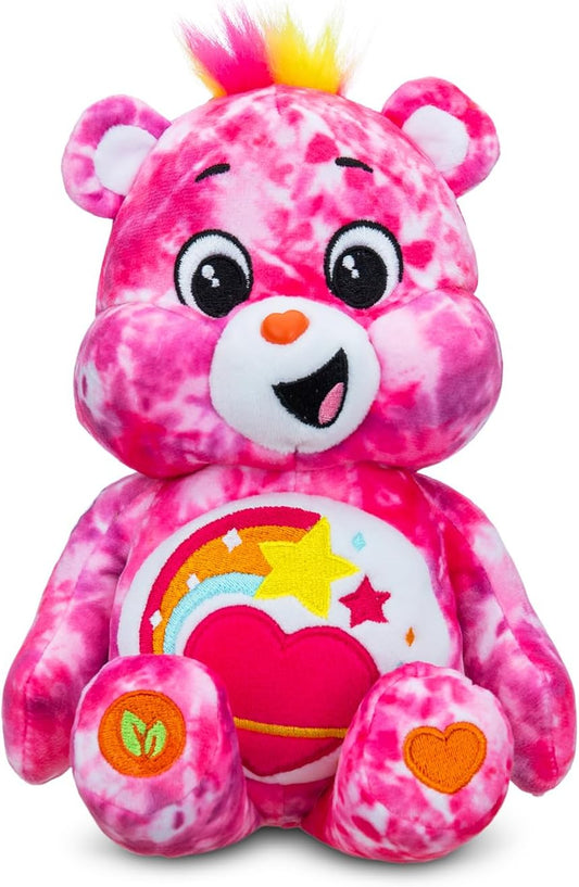Care Bears, Blissful Heart Bear Peluche de frijol de 22 cm, Lindo juguete de peluche coleccionable, Peluches para niños, Peluches para niñas y niños, Lindos osos de peluche adecuados para niñas y niños de 4 años en adelante