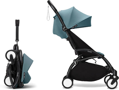 Stokke Carrinho de bebê  YOYO3 compacto, dobrável e leve a partir de 6 meses, cor Aqua