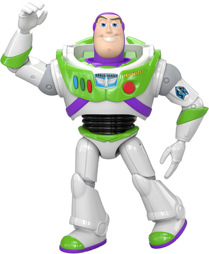 Mattel Boneco de Ação Buzz Lightyear Disney e Pixar Toy Story 5 | Escala de 7 polegadas, personagem icônico, mais de 8 pontos de articulação, design fiel ao filme, JKV15
