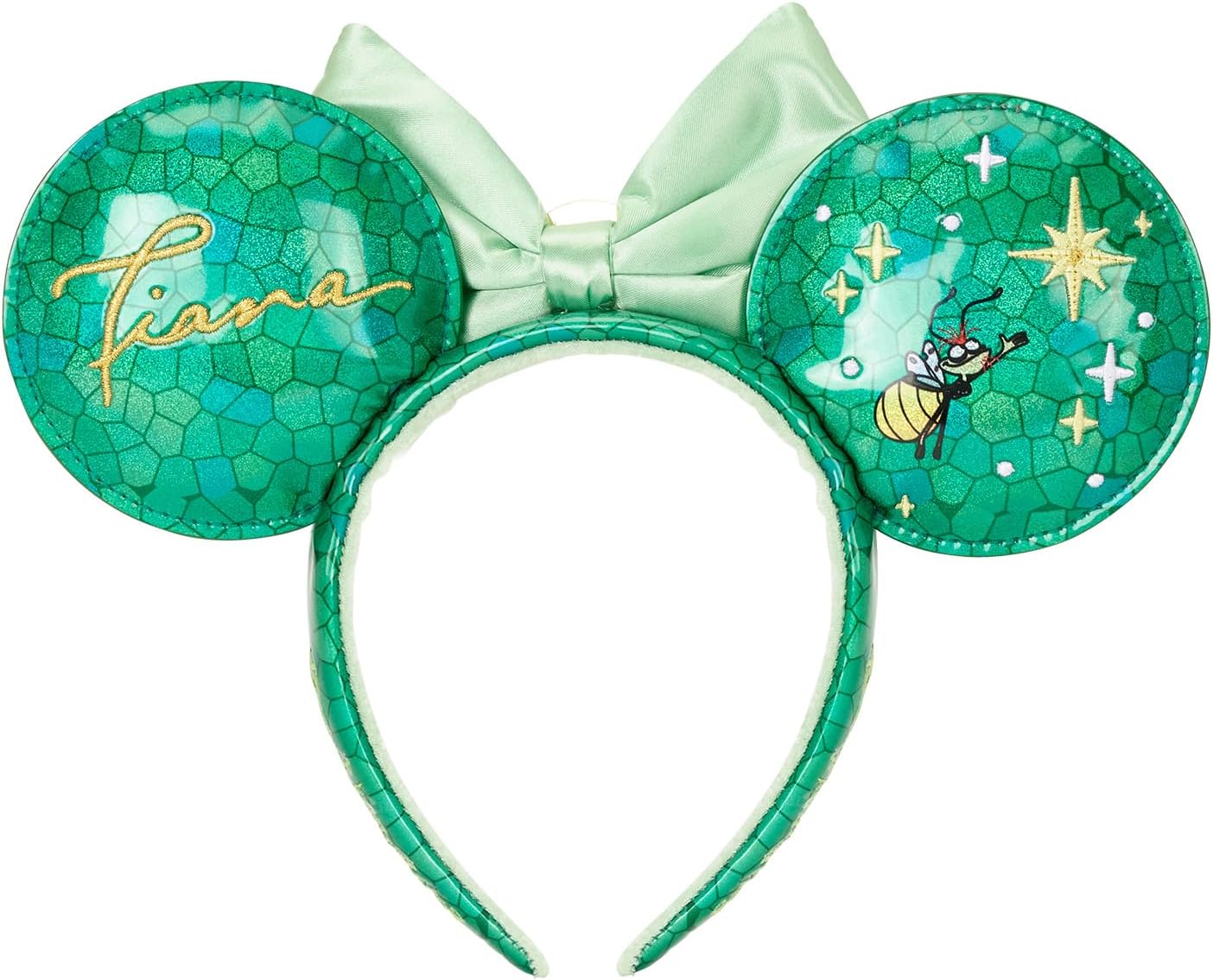 Loungefly - Disney - Tiana - Coleção Vitral - Tiara - Ideia de Presente - Produto Oficial - para Meninos, Meninas, Homens e Mulheres - Fãs de Filmes