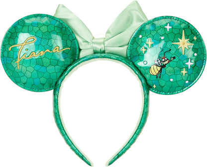 Loungefly - Disney - Tiana - Coleção Vitral - Tiara - Ideia de Presente - Produto Oficial - para Meninos, Meninas, Homens e Mulheres - Fãs de Filmes
