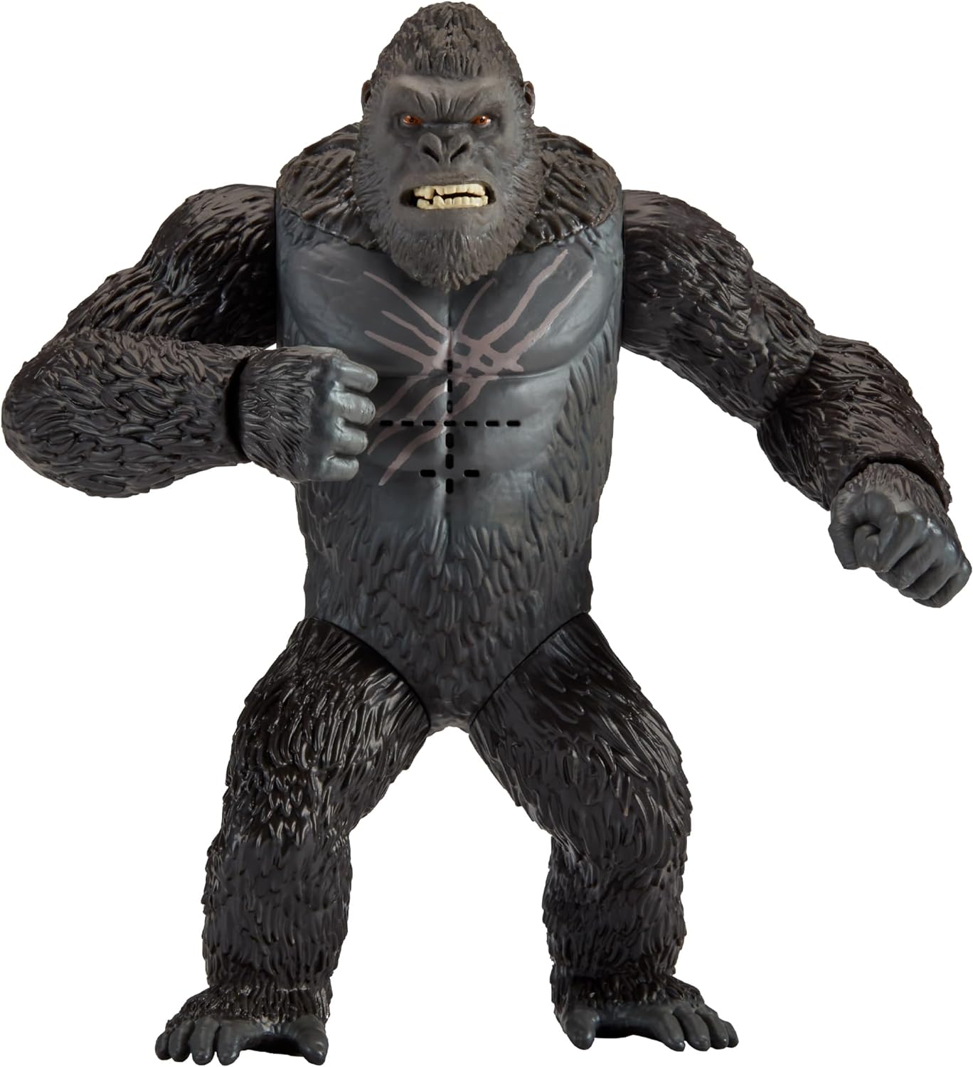 Godzilla x Kong: The New Empire, brinquedo autêntico de figura de ação Battle Roar Kong de 7 polegadas, personagem icônico do filme colecionável em embalagem exclusiva de edição limitada, brinquedo adequado para maiores de 4 anos