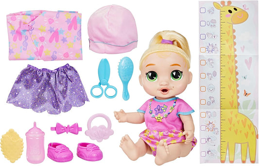 Baby Alive Baby Grows Up, LaLa GooGoo, Marcos do Desenvolvimento e o Primeiro Dentinho do Bebê, Boneca Interativa para Meninas e Meninos a partir de 3 Anos
