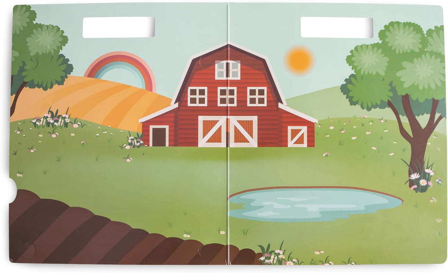 Mushie Livro de Adesivos Reutilizáveis (Animais da Fazenda) | Adesivos Removíveis em Papel Fofo | Atividade de Artes e Ofícios para Crianças